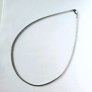 926 silver stiff snake chain